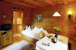 Wohnzimmer im Ferienhaus - Ferienwohnungen Kiening in Tegernsee