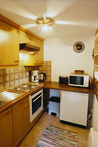 Küche in der Ferienwohnung 1 - Ferienwohnungen Kiening in Tegernsee