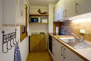 Küche in der Ferienwohnung 2 - Ferienwohnungen Kiening in Tegernsee