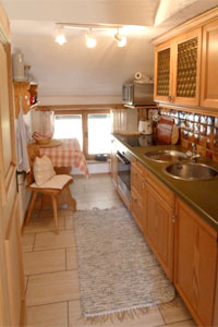 Küche in der Ferienwohnung 3 - Ferienwohnungen Kiening in Tegernsee