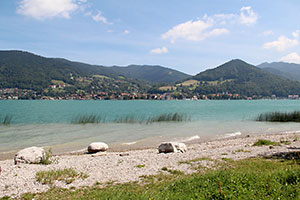 Blick von Bad Wiesse nach Tegernsee